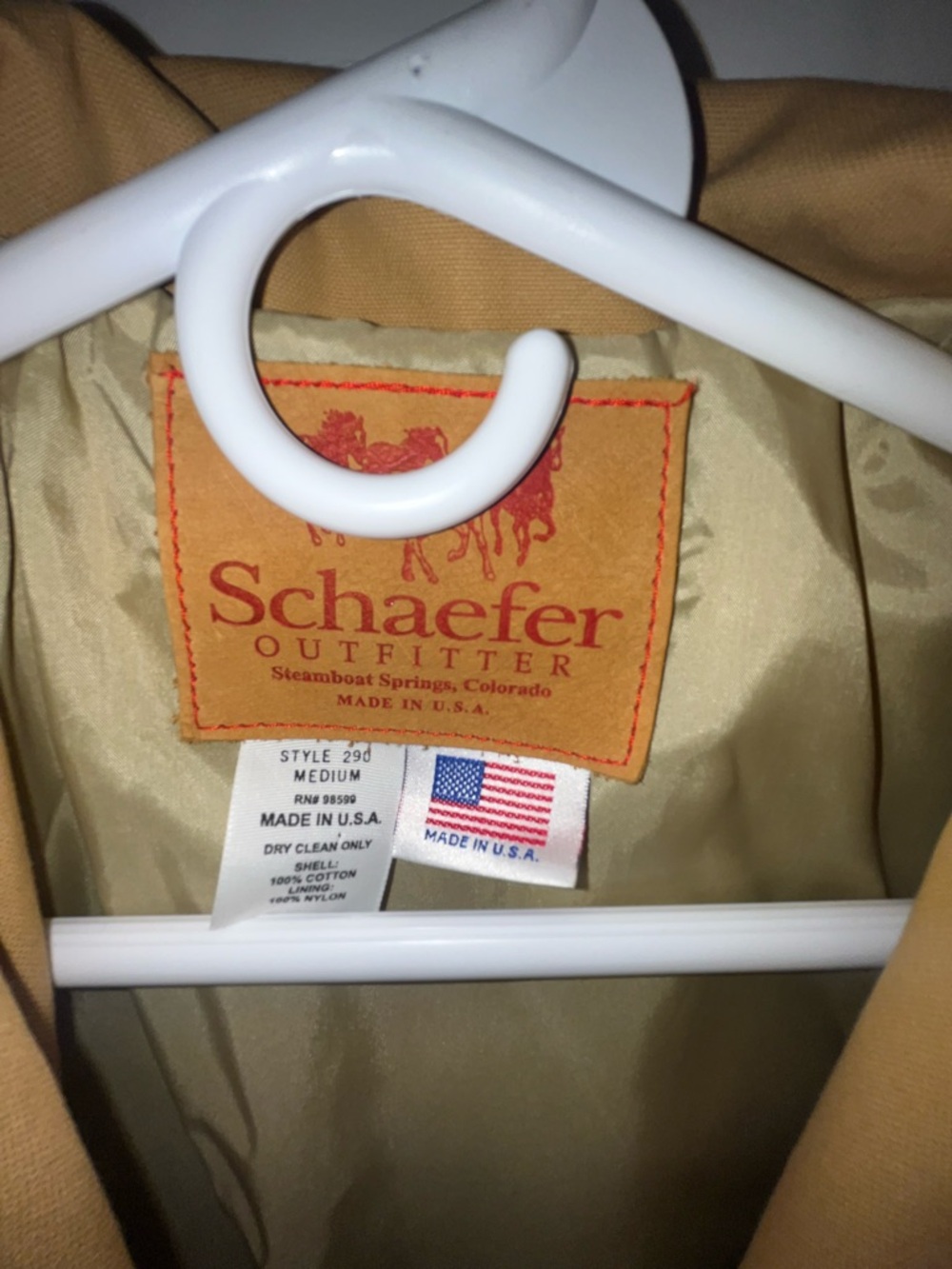 Schaefer Outfitters Cotton men’s  Western Coat/ sport coat - Picture 4 of 4